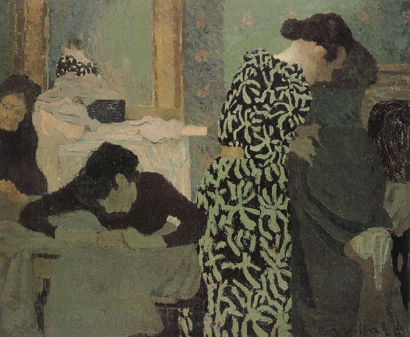 Edouard Vuillard Has a floral pattern for clothing Germany oil painting art